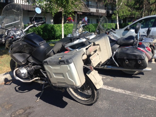 The bikes did all the work and took a dirt and bug beating