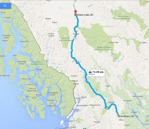 Smithers to Dease Lake