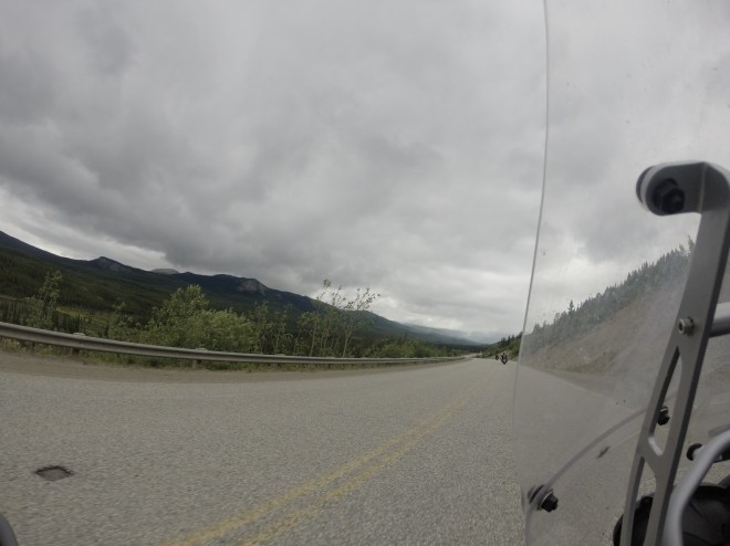 Approaching peaks toward Teslin