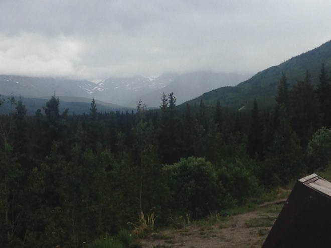 The Alaska Highway east of Teslin